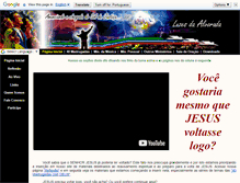 Tablet Screenshot of luzesdaalvorada.com.br